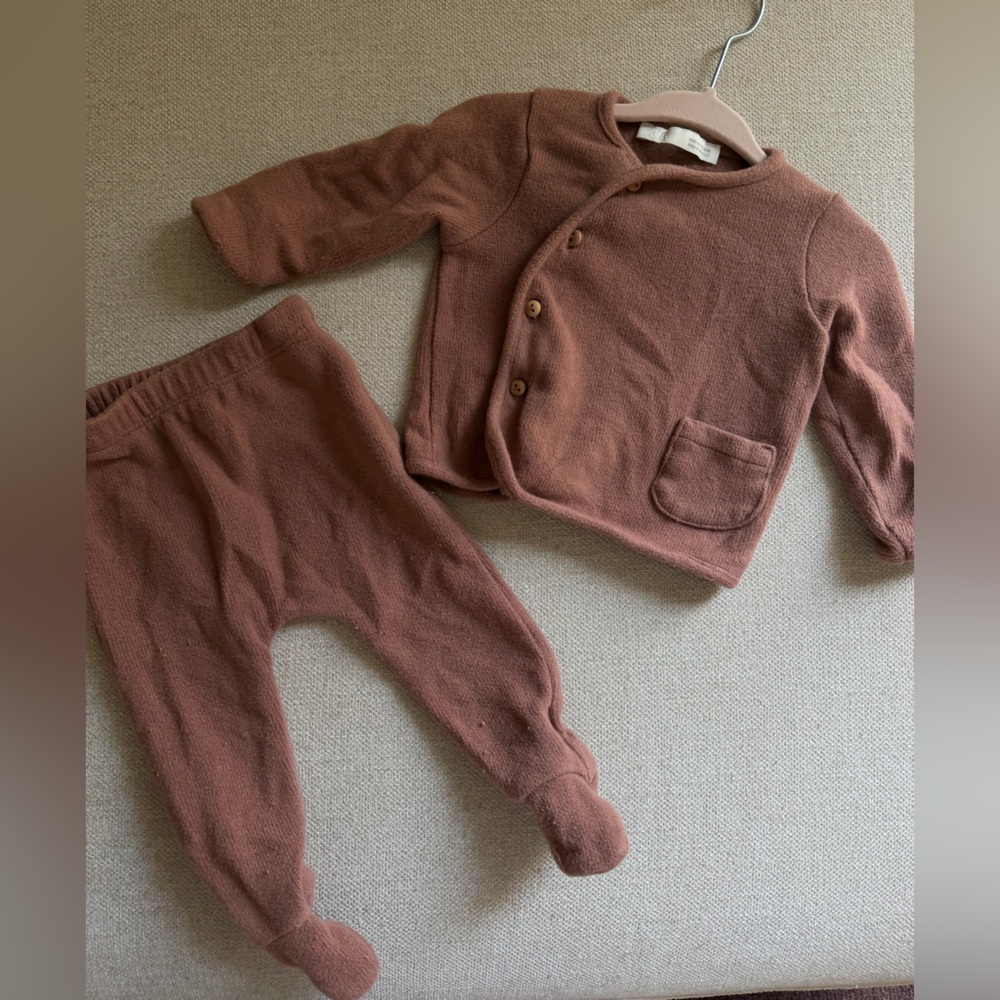 Zara Brushed Knit Baby Set